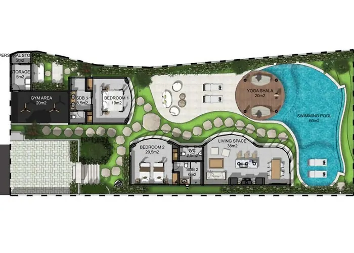 Kizmet Fit - 2bed Private Sanctuary - Yoga Shala, Crossfit-style Gym * أوبود